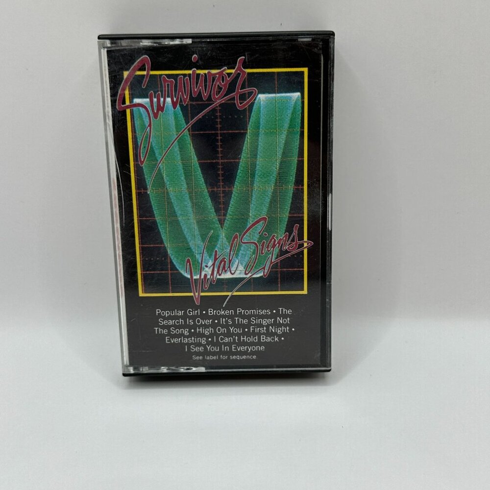 Survivor Cassette Tape Vital Signs Album 1984 CBS Records Music Retro Collectibl